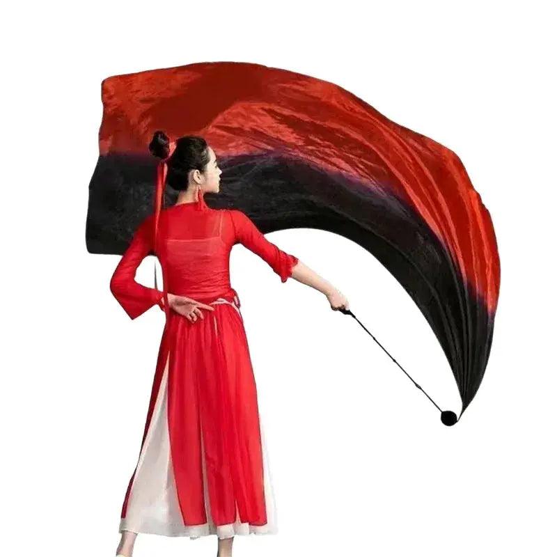  Belly Dance Silk Veil With Poi Chain Balls Stage Prop Pro -  ToylandEU™