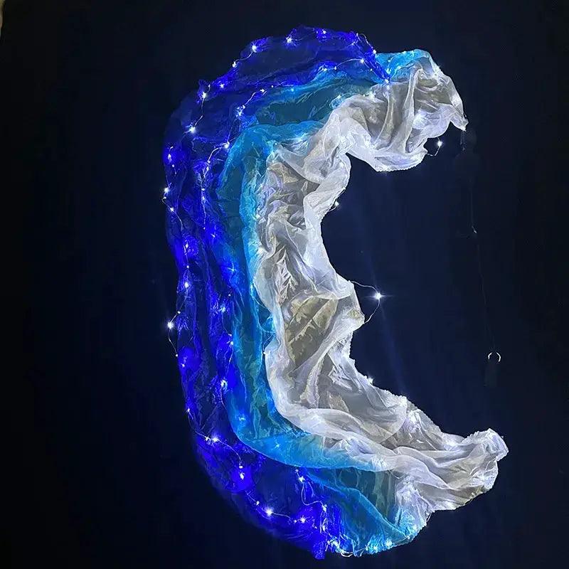  Led Light Up Belly Dance Veil 190cm Polyester Glow -  ToylandEU™