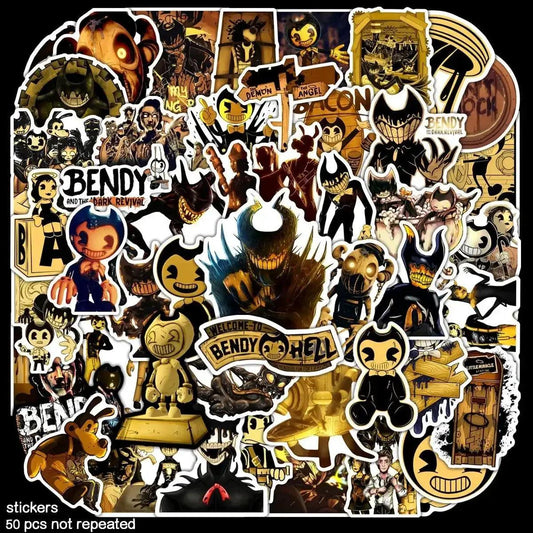  Bendy Graffiti Stickers 50 Pack Laptops And Bottles -  ToylandEU™