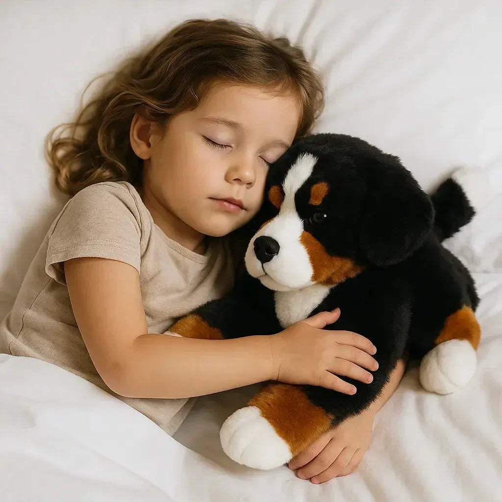 Bernese Mountain Dog Plush Toy Realistic Soft Pillow Gift - ToylandEU