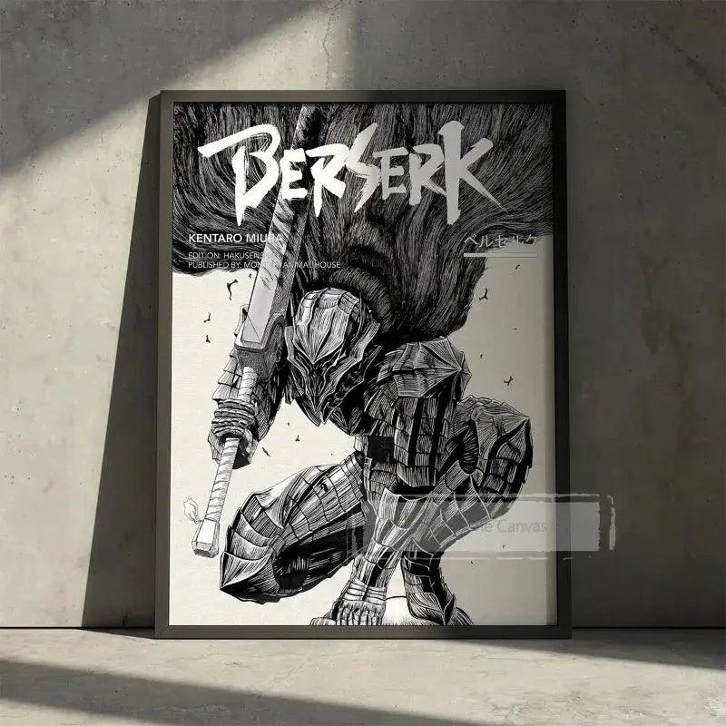  Berserk Anime Poster Guts And Griffith Canvas Print -  ToylandEU™