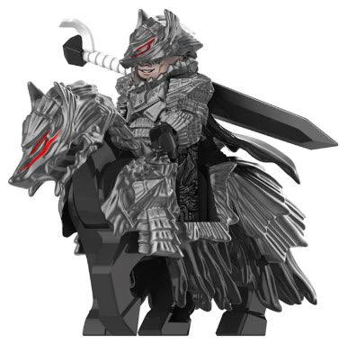 Berserk Guts with Horse Custom Minifig - ToylandEU