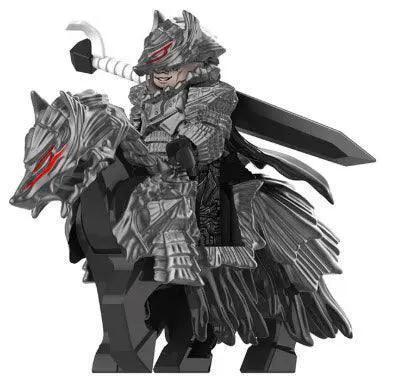  Berserk Minifigure On War Horse With Battle Armor -  ToylandEU™