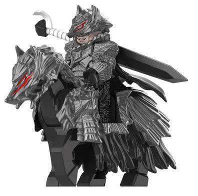  Berserk Minifigure On War Horse With Battle Armor -  ToylandEU™