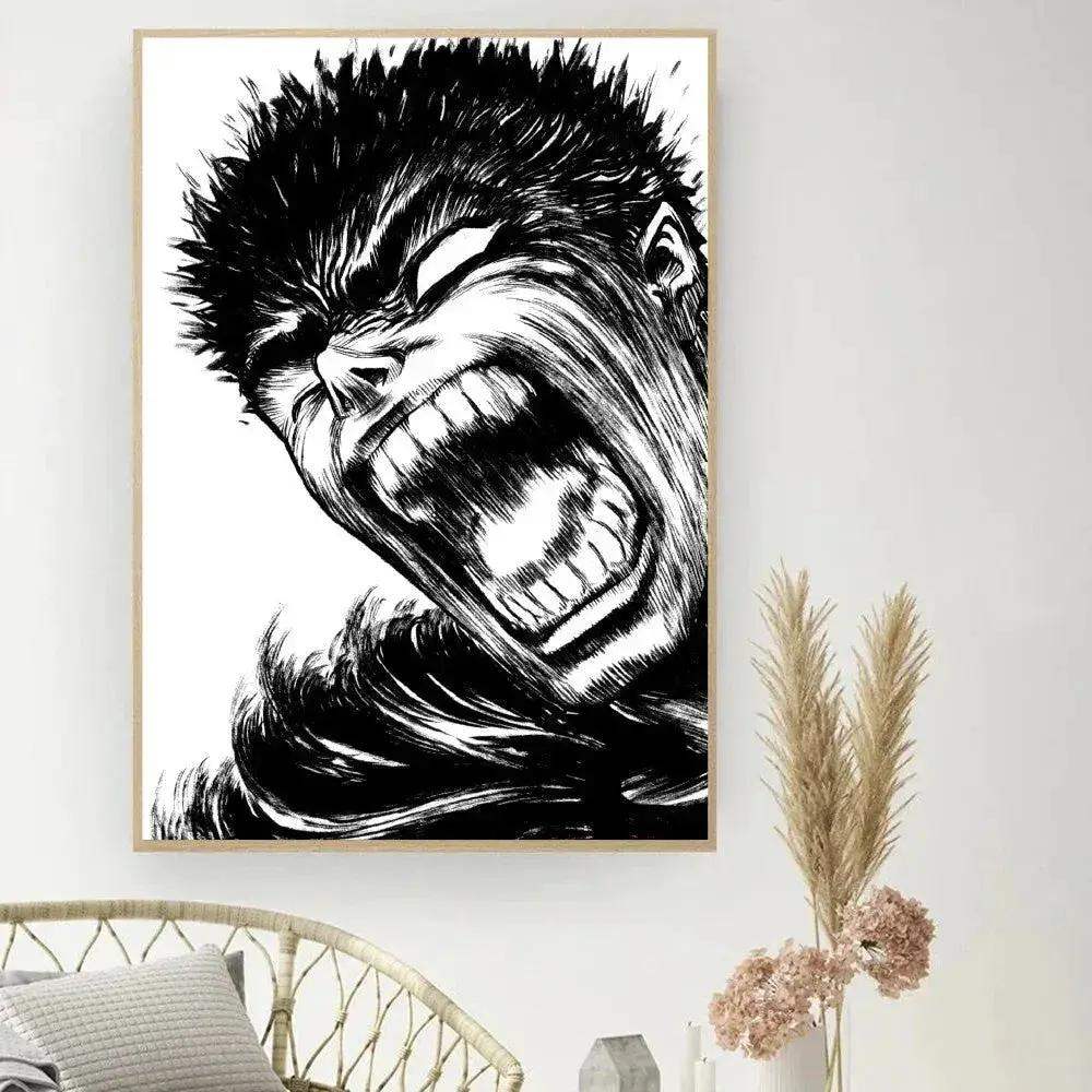 Berserk Posters, Anime Poster DIY Vintage Movie Poster Wall Art - ToylandEU