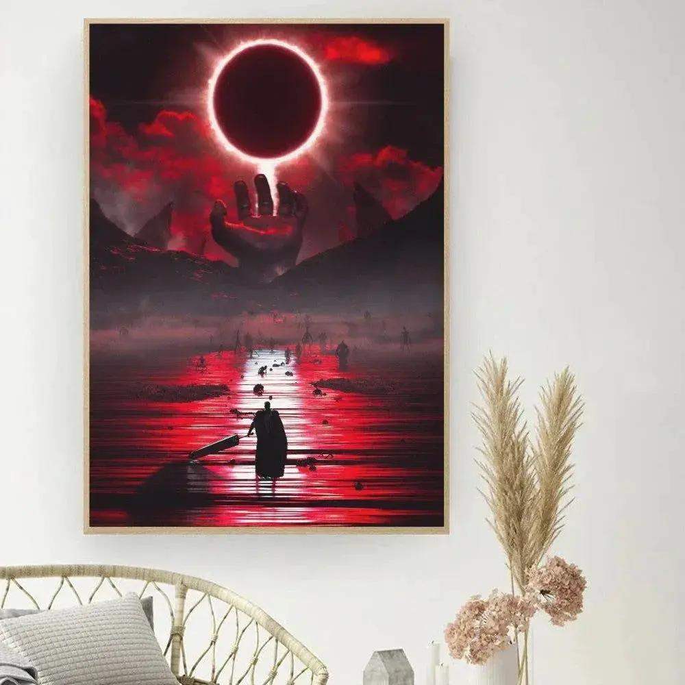 Berserk Posters, Anime Poster DIY Vintage Movie Poster Wall Art - ToylandEU
