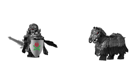 Berserk Series Ghost Skeleton Knight Guts | Cursed Warrior Armor | Custom Minifigure | Version 2