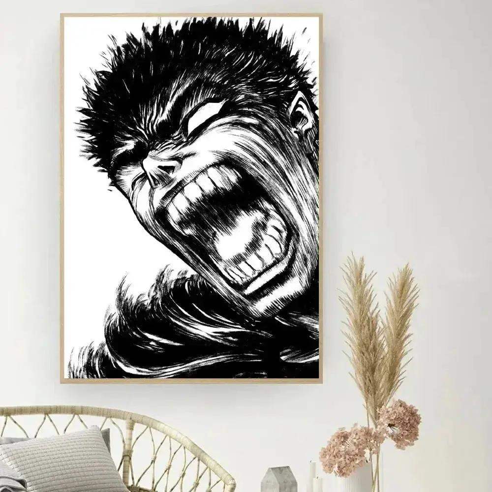 Berserk Posters, Anime Poster DIY Vintage Movie Poster Wall Art - CLOUDANIMESTUDIO