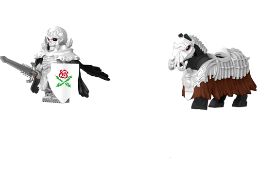 Berserk Series Ghost Skeleton Knight Guts | Cursed Warrior Armor | Custom Minifigure