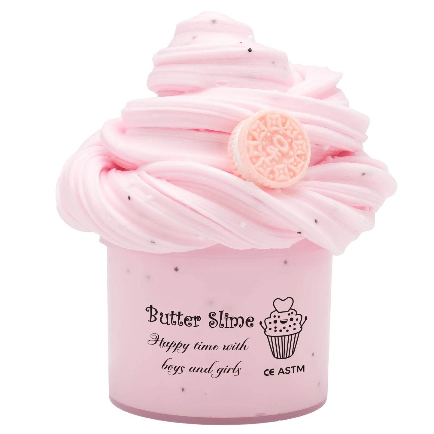 Best Slime Kit 70ml Scented Cookies Butter Blue Charms Gift - ToylandEU