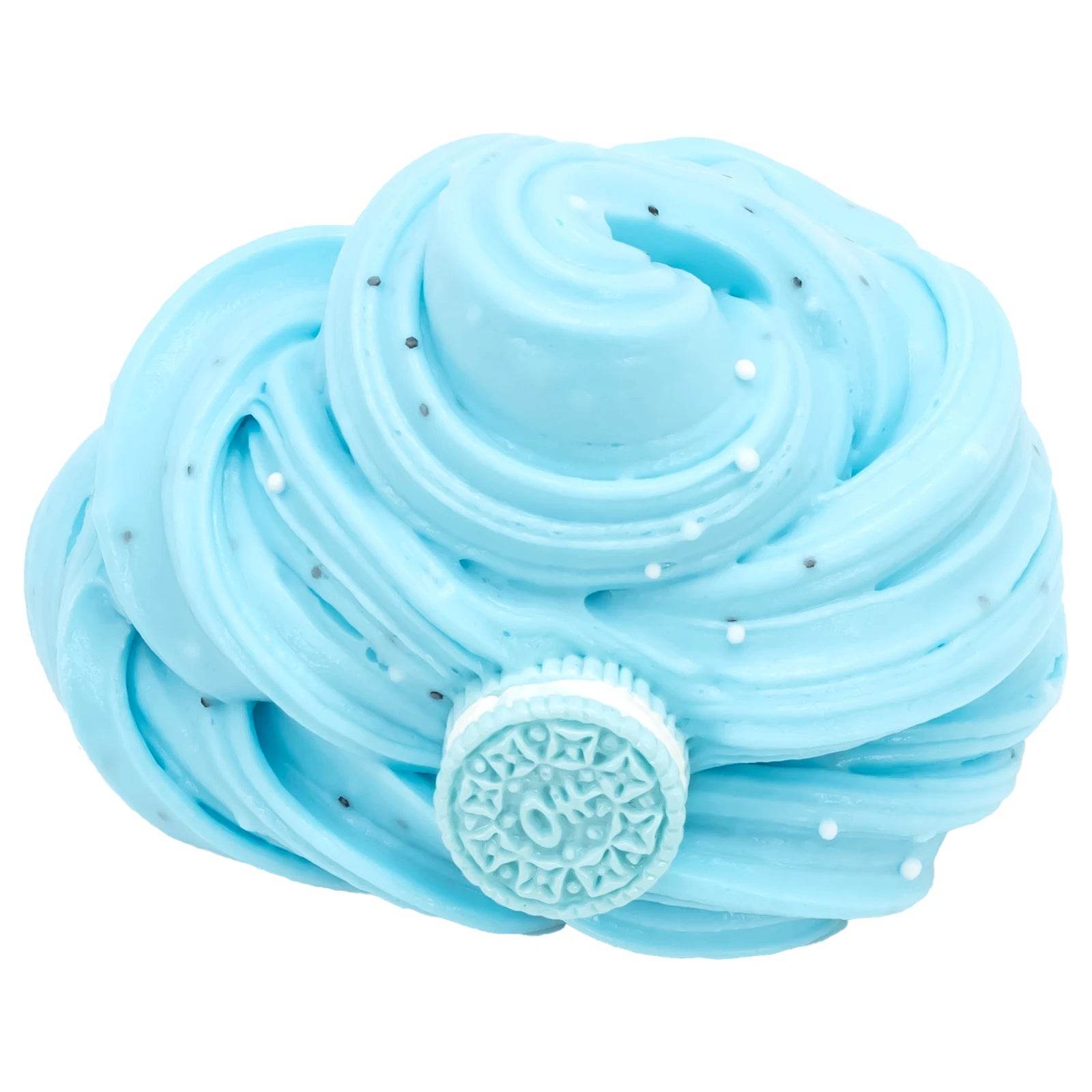 Best Slime Kit 70ml Scented Cookies Butter Blue Charms Gift - ToylandEU