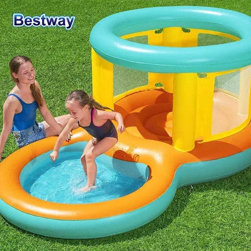 Bestway Inflatable Bouncer With Water Slide Pool For Backyards - ToylandEU