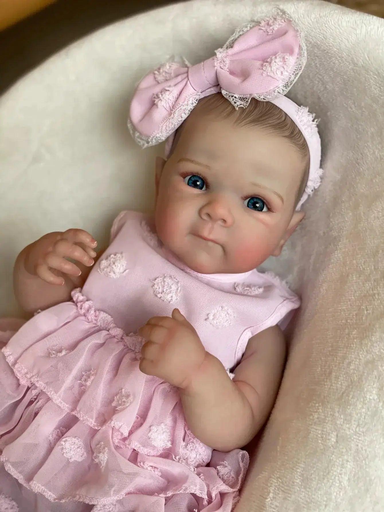  Bettie 18" Lifelike Silicone Reborn Baby Doll with Painted Hair - Bebe  -  ToylandEU™