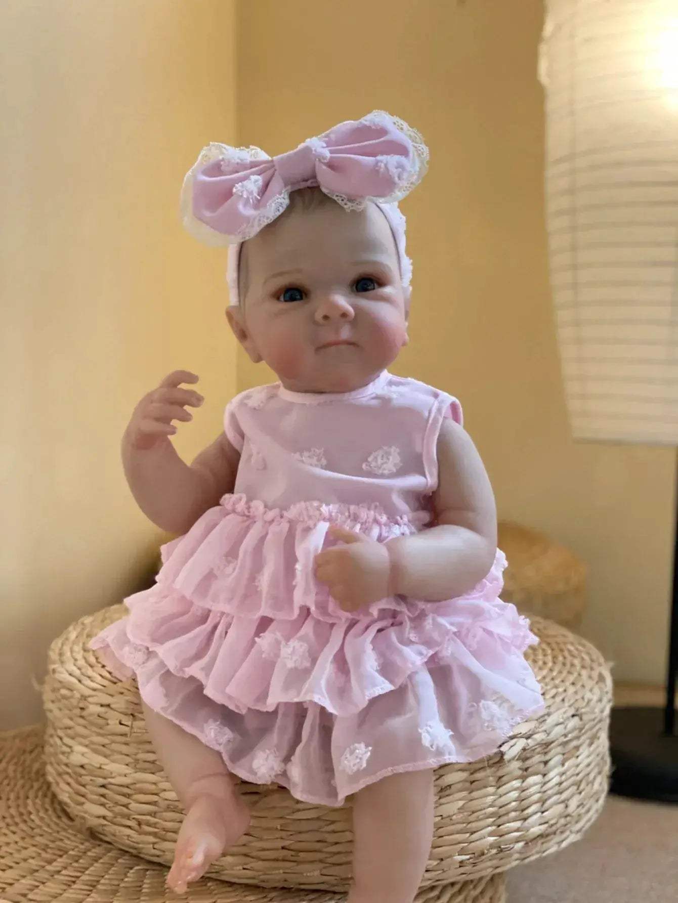  Bettie 18" Lifelike Silicone Reborn Baby Doll with Painted Hair - Bebe  -  ToylandEU™