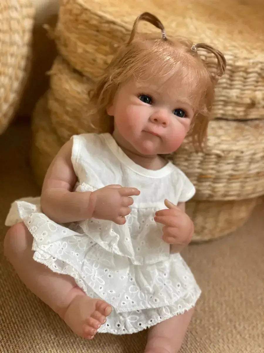  Bettie 18" Lifelike Silicone Reborn Baby Doll with Painted Hair - Bebe  -  ToylandEU™