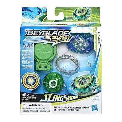  Beyblade Burst Slingshock Rip Fire Light Up Tops -  ToylandEU™