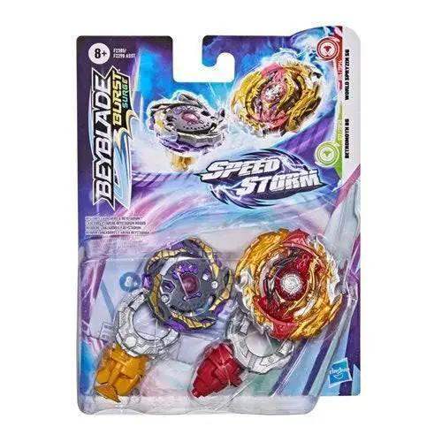 Beyblade Burst Speedstorm Dual Pack Battle Ready Demise Satomb Anubion - ToylandEU