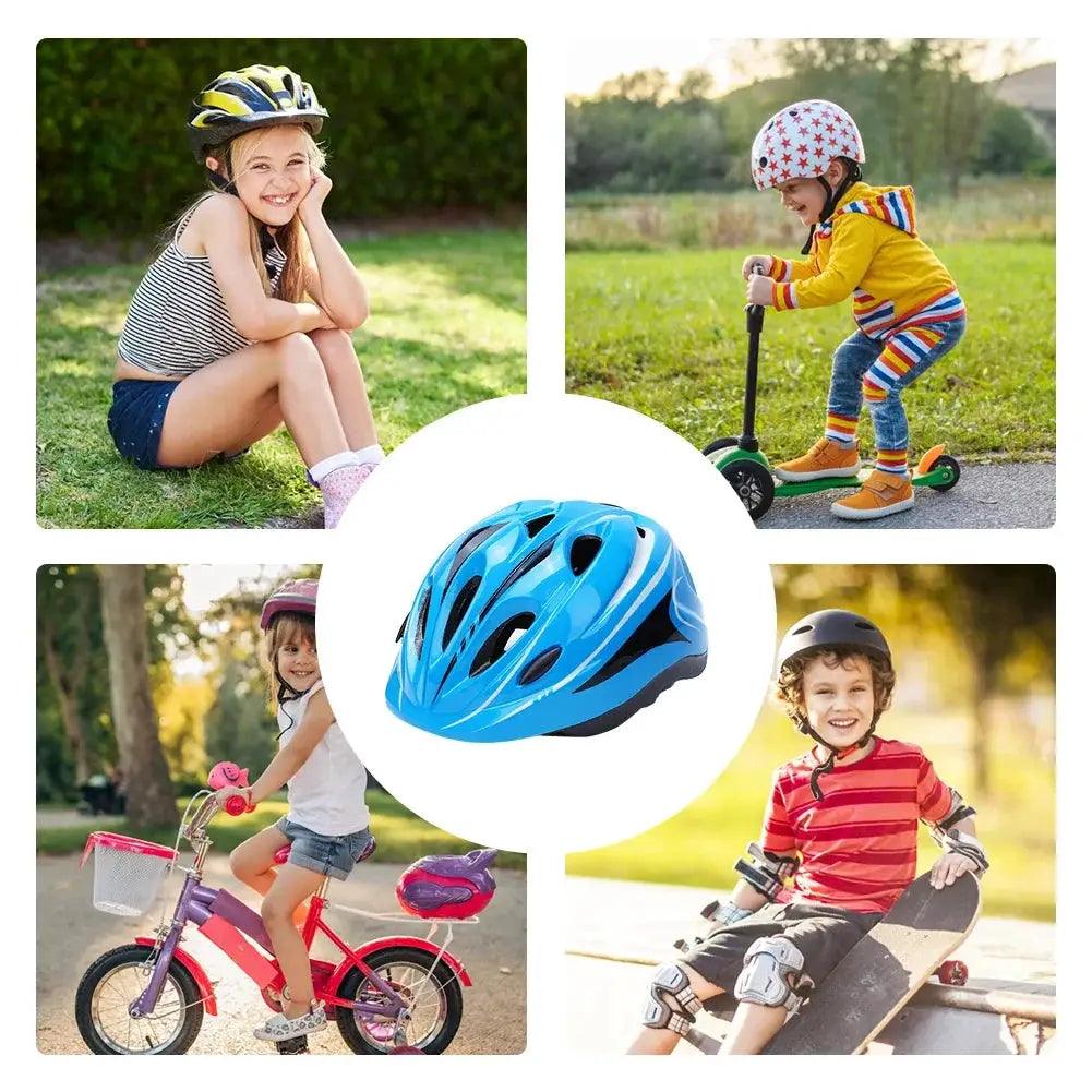  Kids Bicycle Helmet With Breathable Vents And Knee Pads -  ToylandEU™