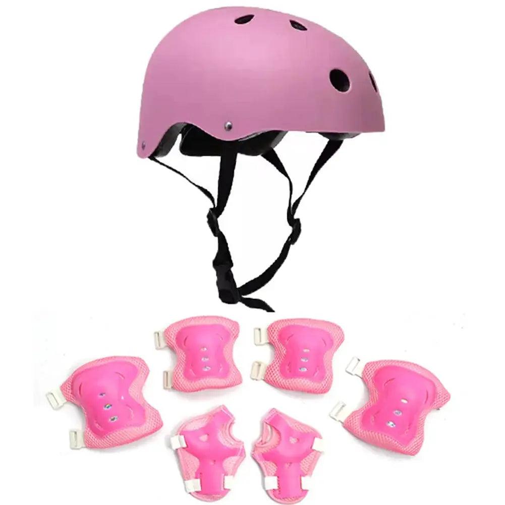  Kids Bicycle Helmet With Breathable Vents And Knee Pads -  ToylandEU™