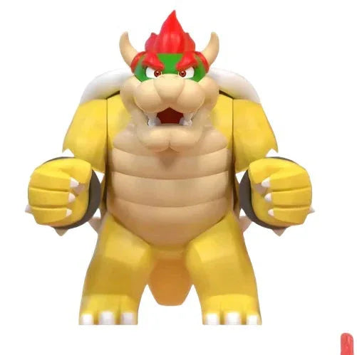 Bowser Figure, LEGO Compatible, ABS Plastic Construction, Collectible Figure - ToylandEU