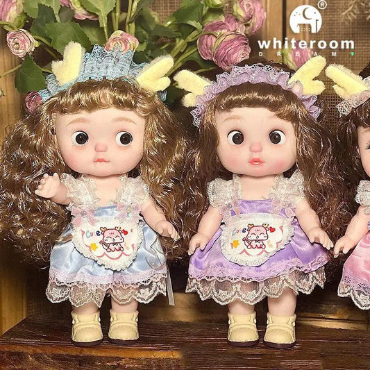 Big Head Baby Doll 25cm For Girls Premium Reborn Gift -  ToylandEU™