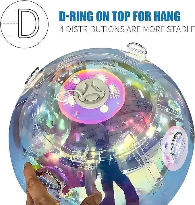  Stock 6pcs Wedding Party Decor Pink Big Shiny Balls -  ToylandEU™