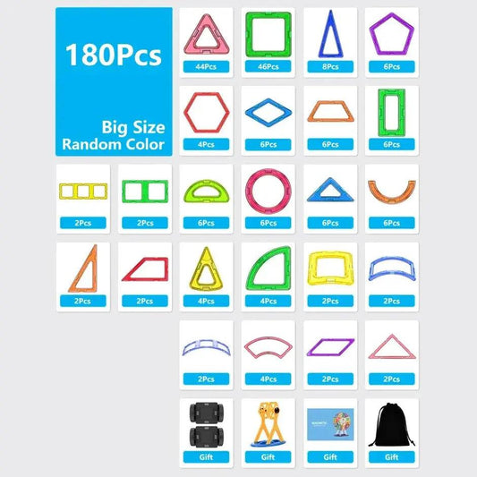  Big Size Magnetic Building Blocks For STEM Learning CE -  ToylandEU™