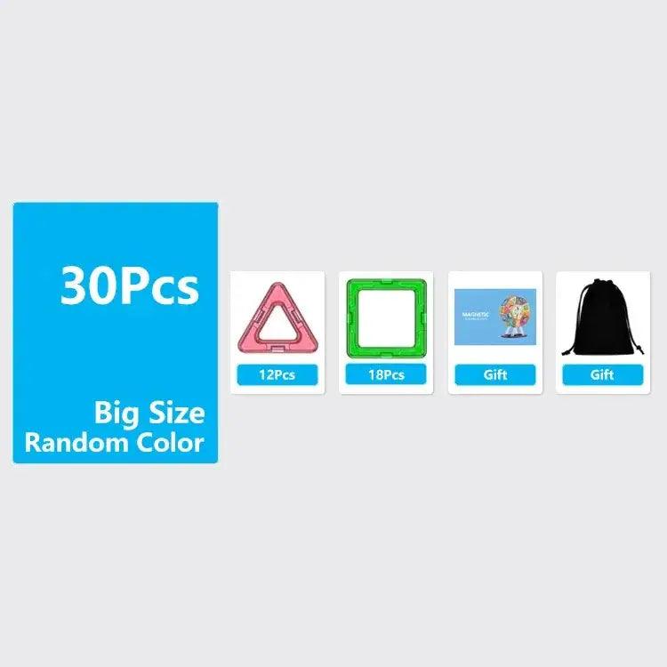  Big Size Magnetic Building Blocks For STEM Learning CE -  ToylandEU™
