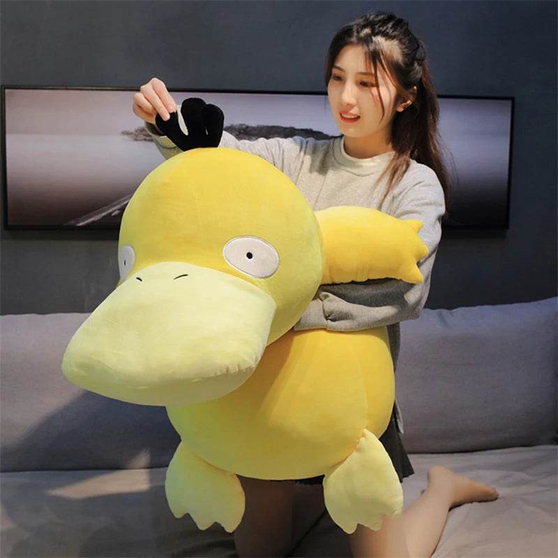 Big Size Psyduck Daze Yellow Duck Plush Pillow Home Sofa Doll Toys for Children Girlfriend Gift - ToylandEU
