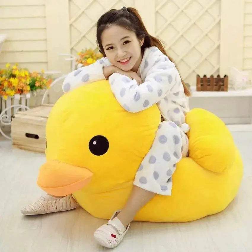  Big Yellow Duck Mini Plush Doll - Adorable Cartoon Stuffed Animal Toy  -  ToylandEU™