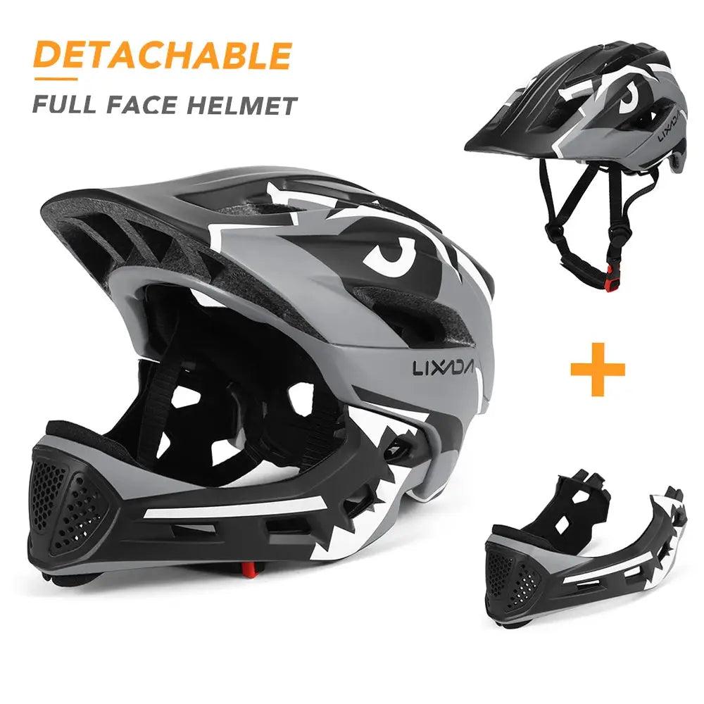  Kids Detachable Full Face Bike Helmet For Safe Cycling -  ToylandEU™