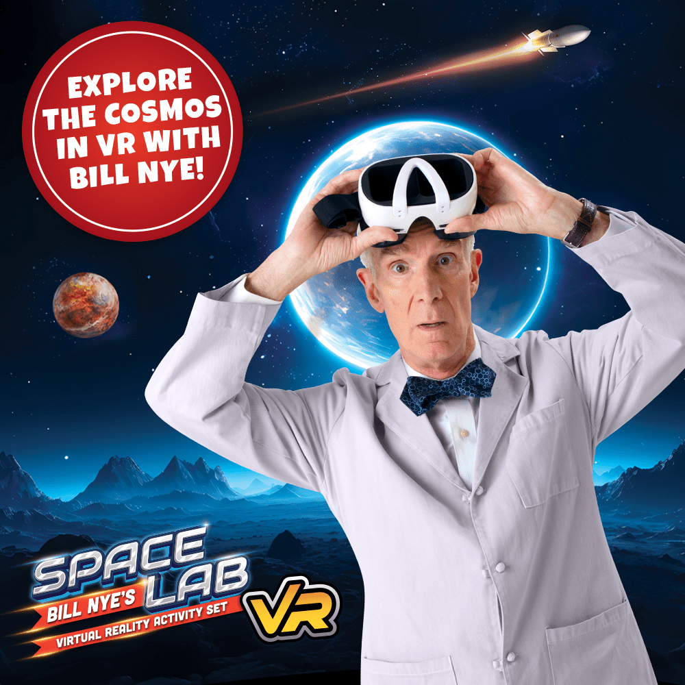 Bill Nye Space Lab VR Kit | 85-Piece Educational Kit | Toylandeu™
