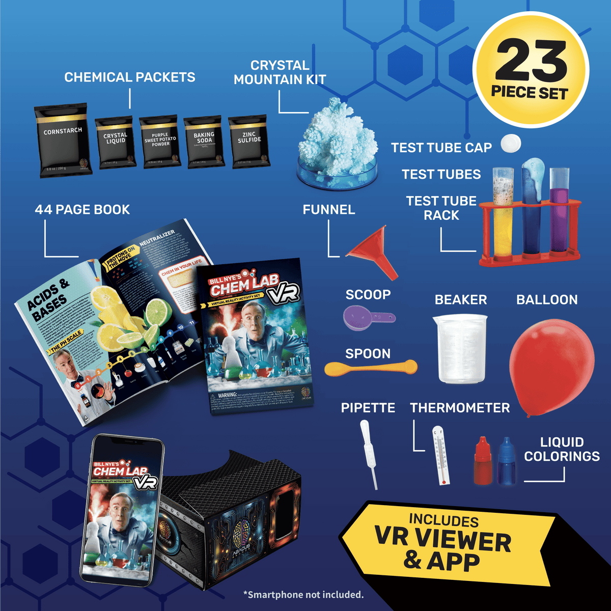 Bill Nye VR Chemistry Kit | Immersive VR Lab | Toylandeu™