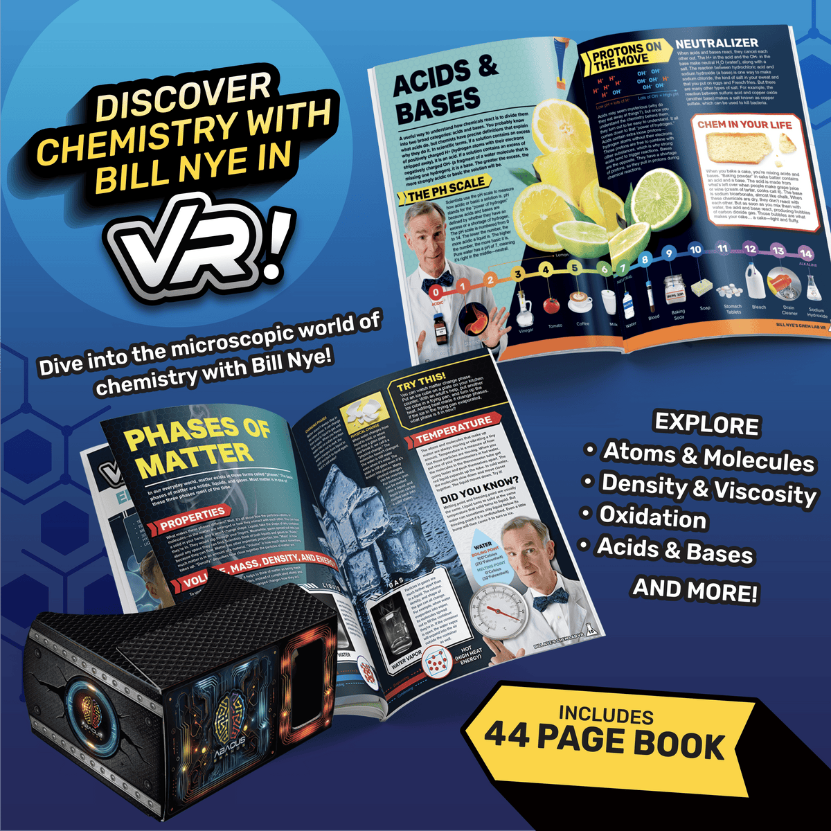 Bill Nye VR Chemistry Kit | Immersive VR Lab | Toylandeu™