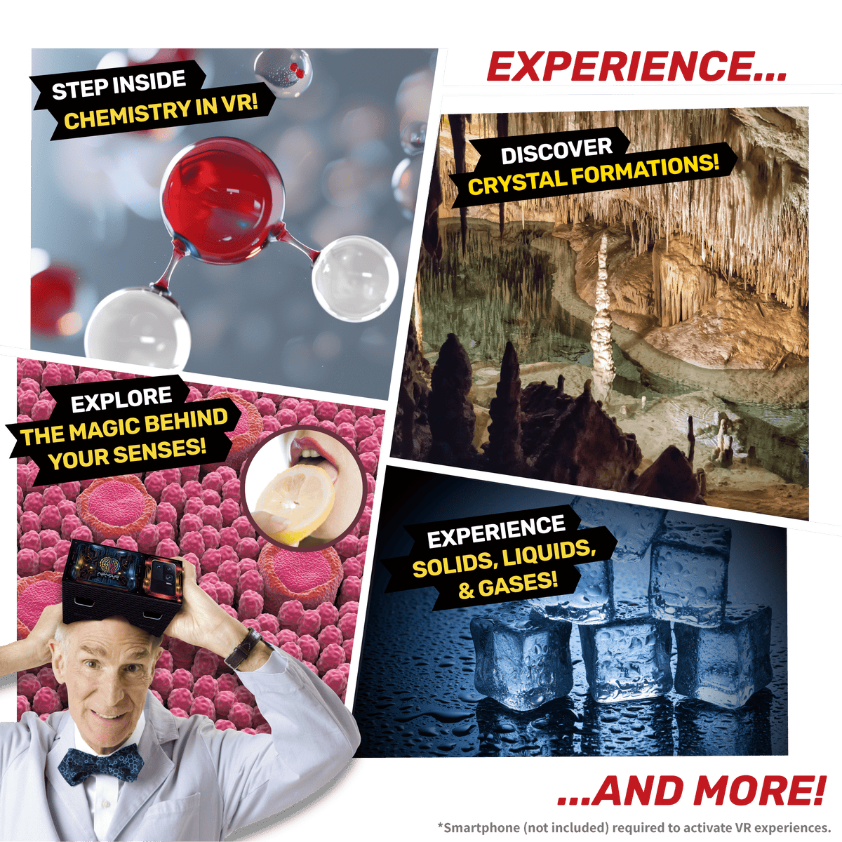Bill Nye VR Chemistry Kit | Immersive VR Lab | Toylandeu™