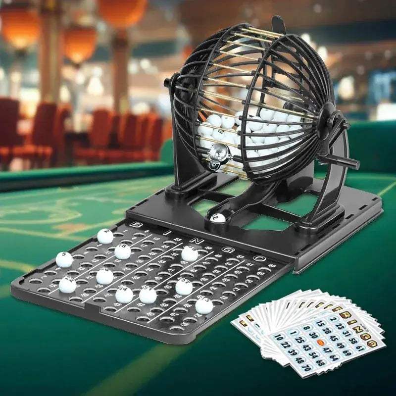 Bingo Machine Cage For Family Party Tabletop Games - ToylandEU
