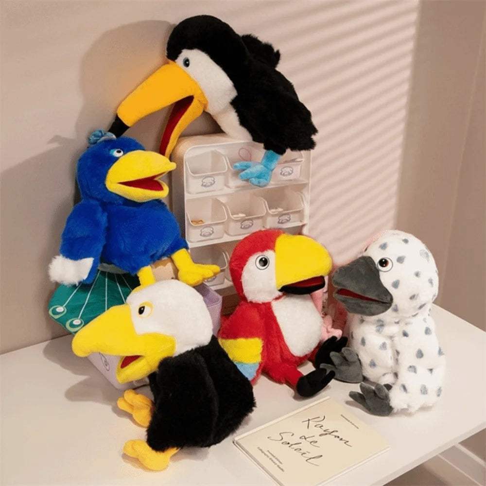 Bird Hand Puppet | Kawaii Soft Plush | Toylandeu™