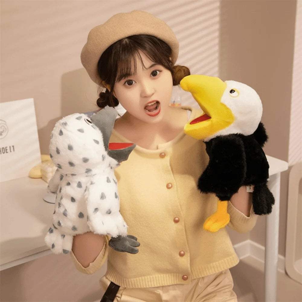 Bird Hand Puppet | Kawaii Soft Plush | Toylandeu™