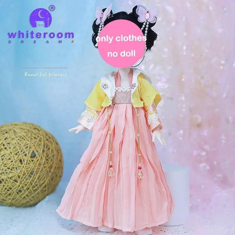  Bjd 1/6 Bjd Doll Blue Eyes Ancient Chinese Dress Set -  ToylandEU™