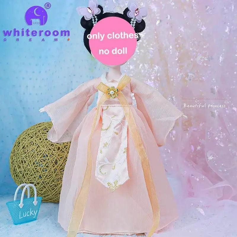  Bjd 1/6 Bjd Doll Blue Eyes Ancient Chinese Dress Set -  ToylandEU™