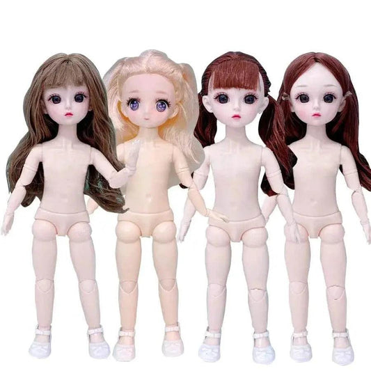  Bjd Doll Body 1/6 Manga Face Anime 3D Eyes 30cm Doll -  ToylandEU™