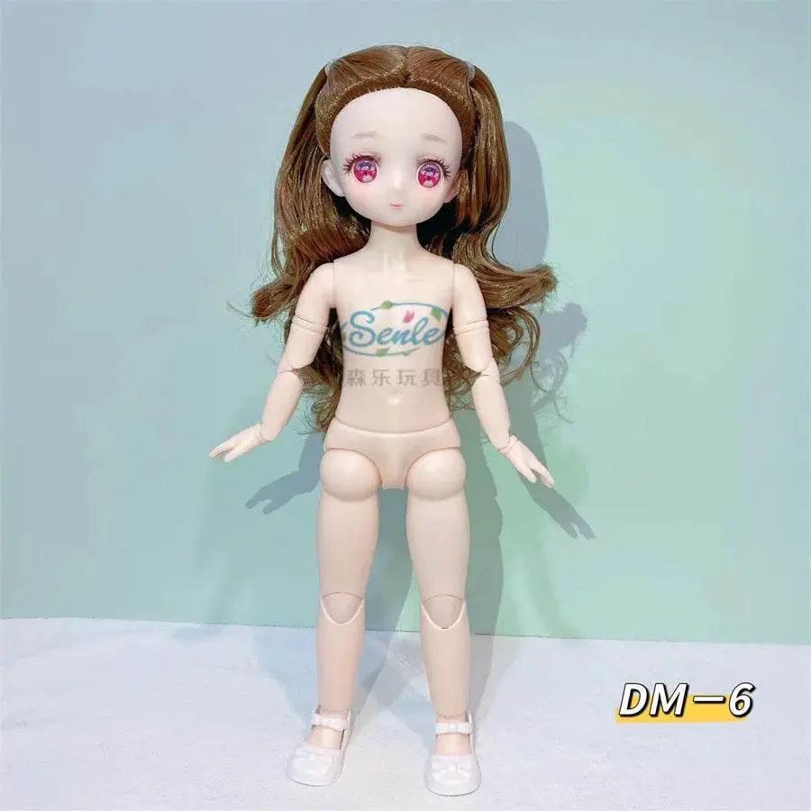  Bjd Doll Body 1/6 Manga Face Anime 3D Eyes 30cm Doll -  ToylandEU™