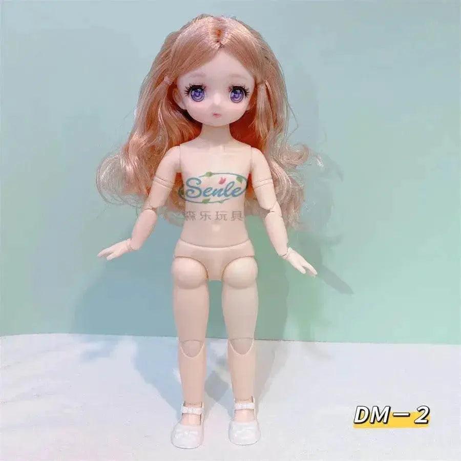  Bjd Doll Body 1/6 Manga Face Anime 3D Eyes 30cm Doll -  ToylandEU™
