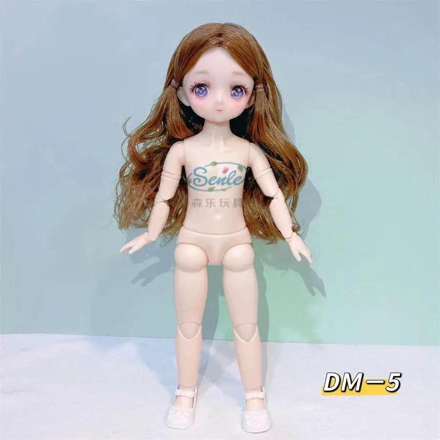  Bjd Doll Body 1/6 Manga Face Anime 3D Eyes 30cm Doll -  ToylandEU™