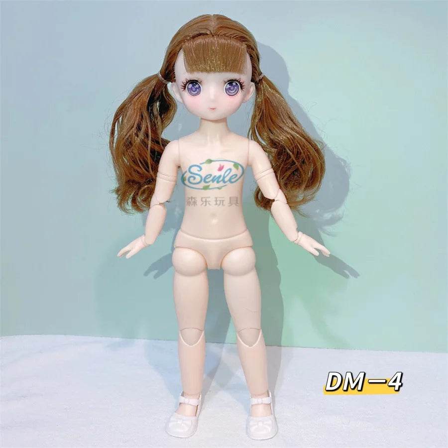 Bjd Doll Body 1/6 Manga Face Anime 3D Eyes 30cm Doll - ToylandEU