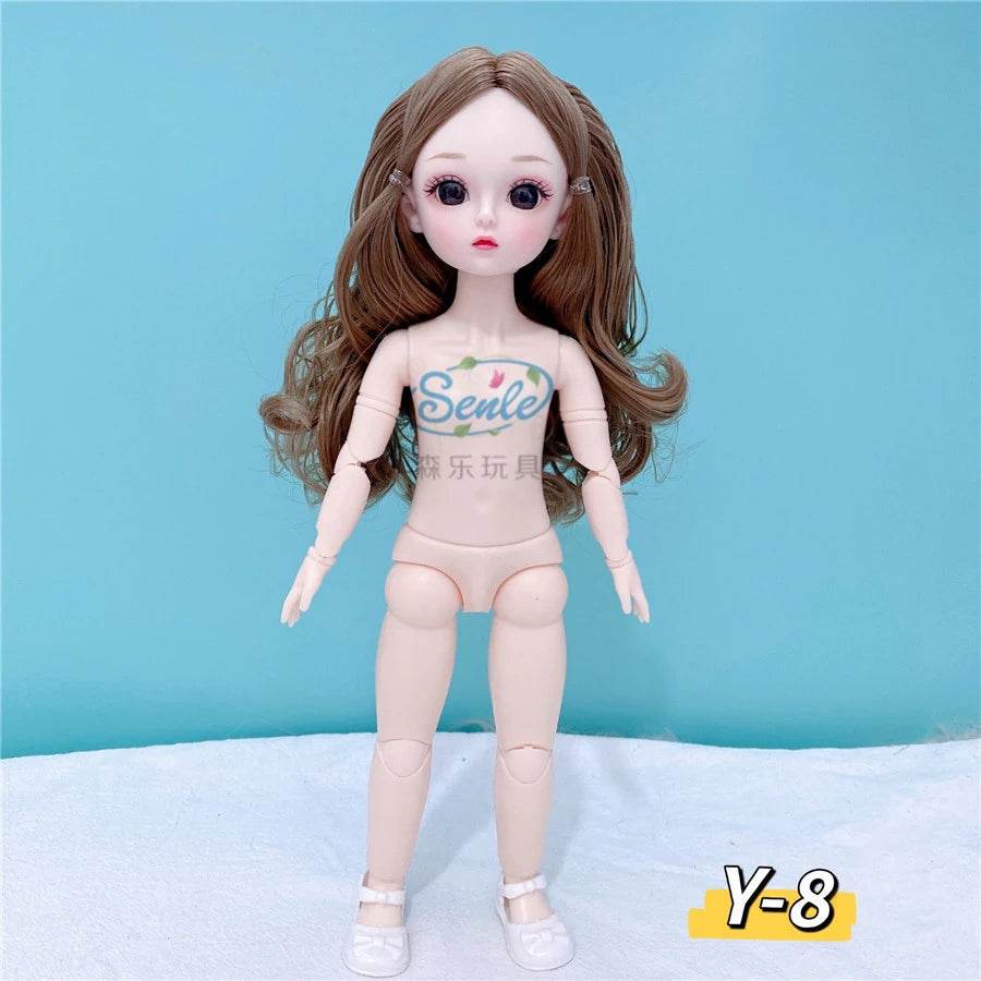 Bjd Doll Body 1/6 Manga Face Anime 3D Eyes 30cm Doll - ToylandEU