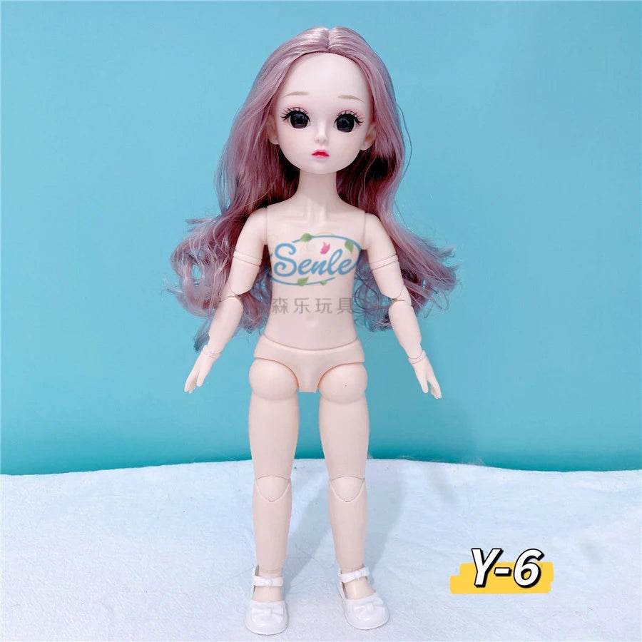 Bjd Doll Body 1/6 Manga Face Anime 3D Eyes 30cm Doll - ToylandEU