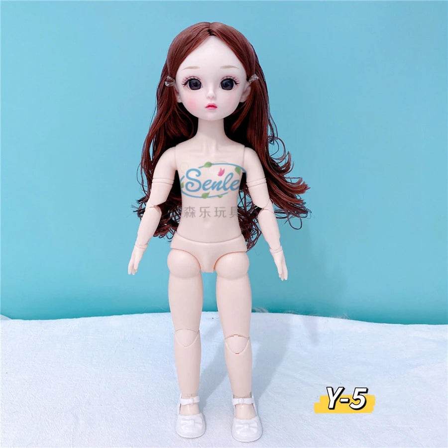 Bjd Doll Body 1/6 Manga Face Anime 3D Eyes 30cm Doll - ToylandEU