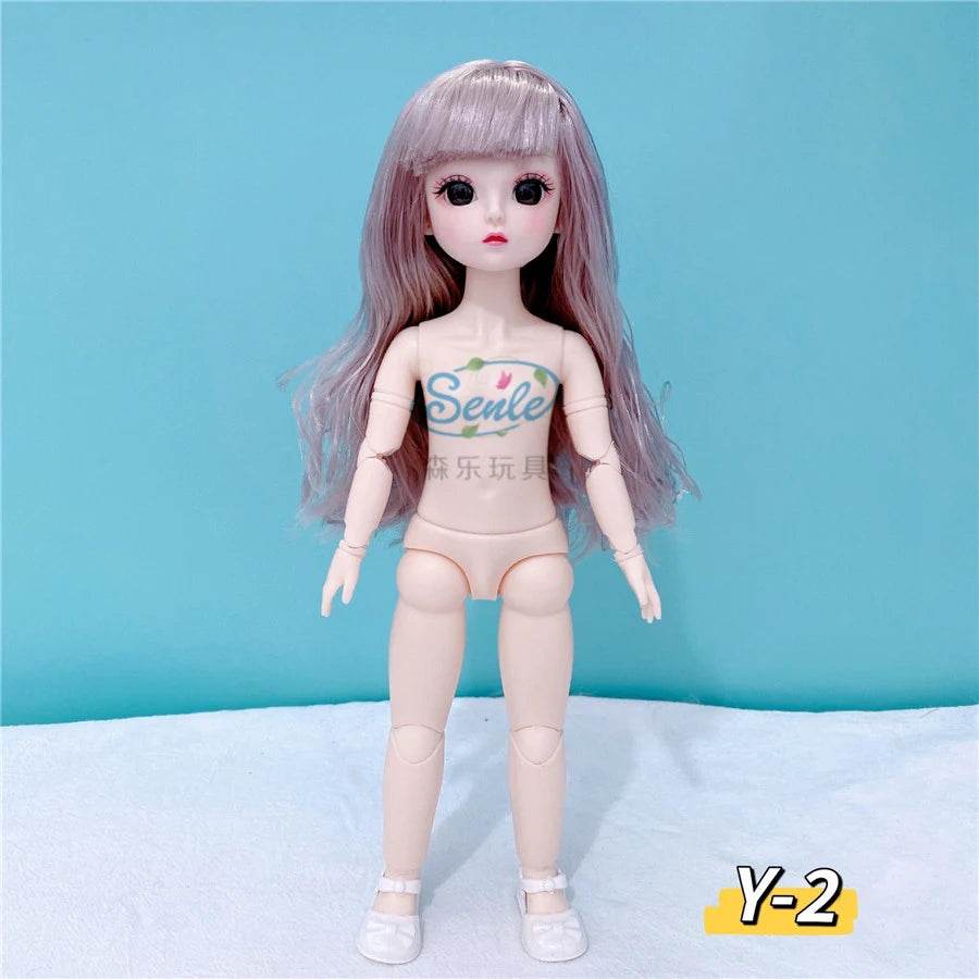 Bjd Doll Body 1/6 Manga Face Anime 3D Eyes 30cm Doll - ToylandEU