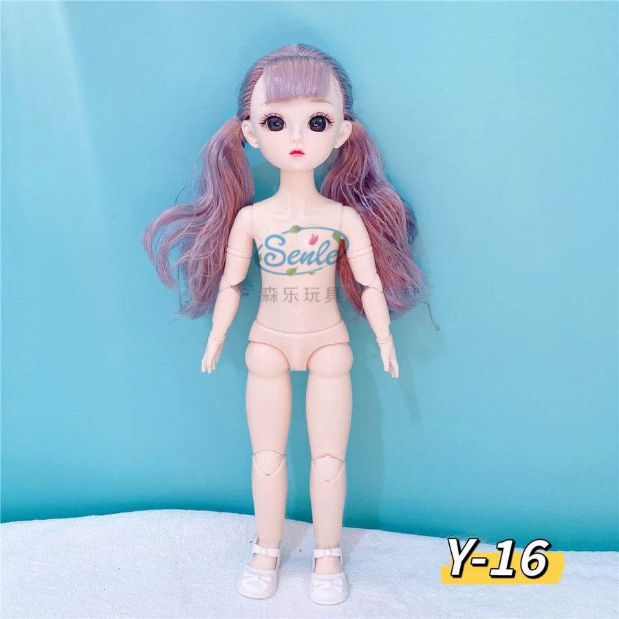 Bjd Doll Body 1/6 Manga Face Anime 3D Eyes 30cm Doll - ToylandEU